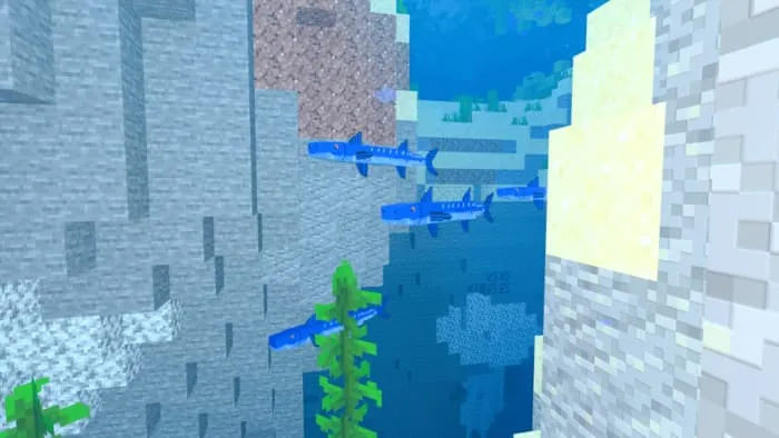 Барракуды в воде