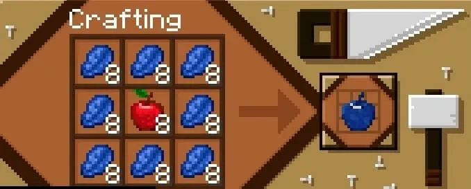 Крафт лазуритового яблока