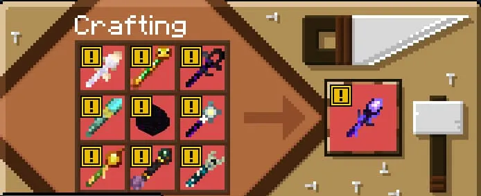 Крафт легендарного посоха