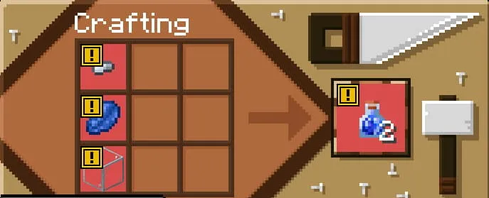 Крафт восстановителя маны из лазурита