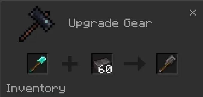 Улучшение тактической лопаты до незеритовой