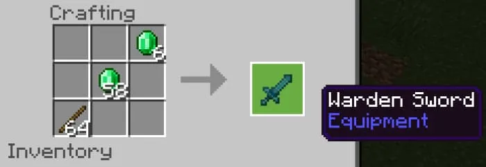 Крафт меча стража