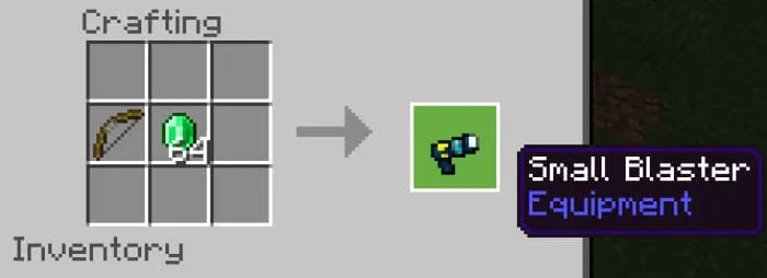 Крафт маленького бластера