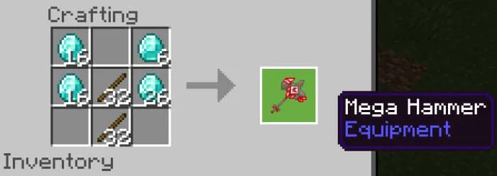 Крафт молота разрушения