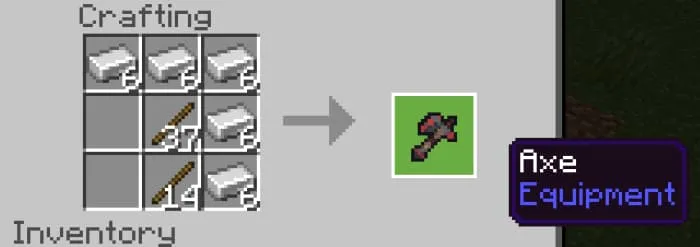 Крафт топора