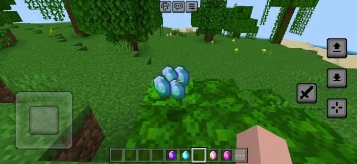 Супер изумруд на земле