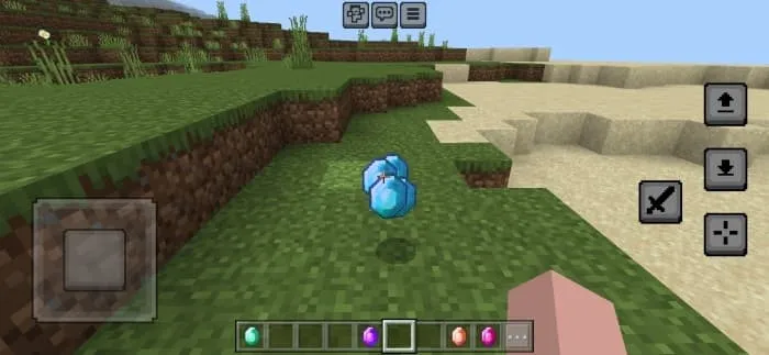 Гипер изумруд на земле