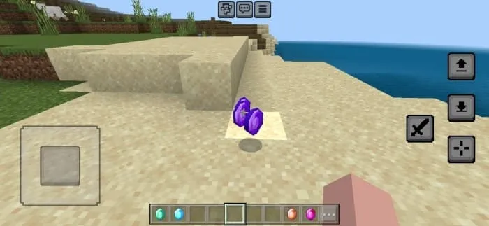 Темный изумруд на земле