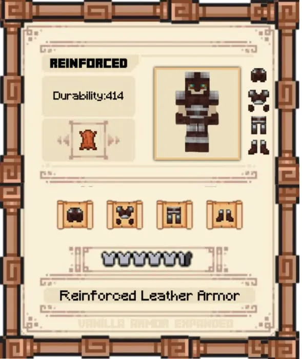 Характеристики кожаной брони