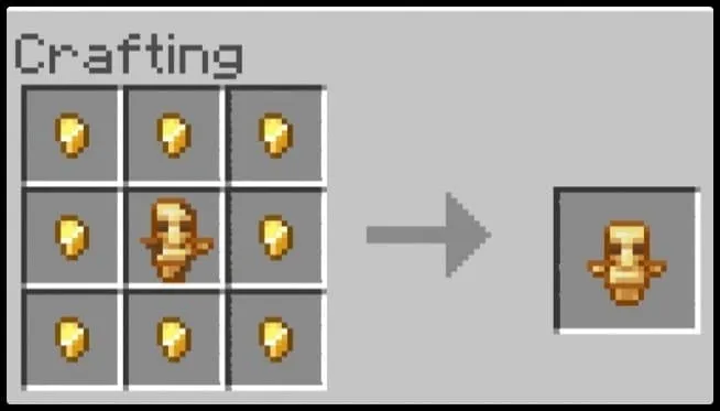 Крафт золотой оболочки тотема