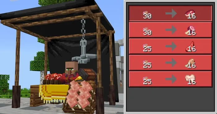 Торговец еды