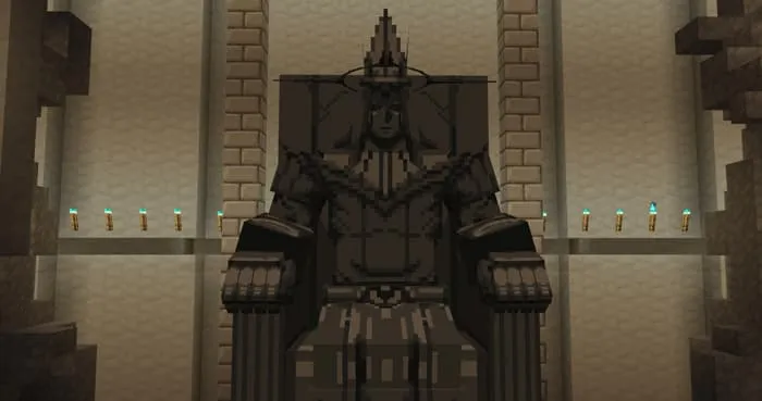 Босс сидит на троне