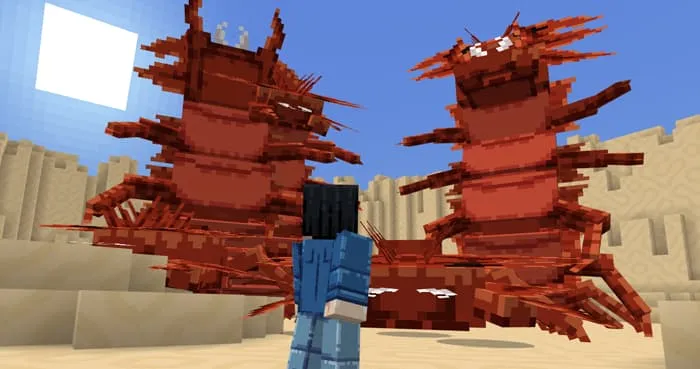 Гигантская пустынная многоножка