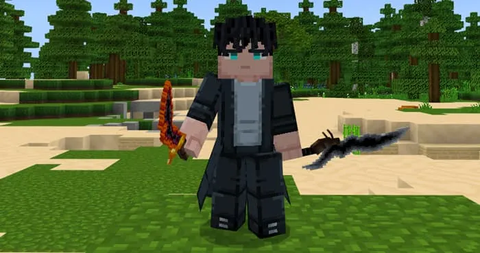 Игрок с саблей в руке