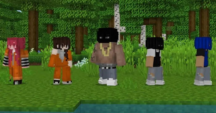 Варианты мобов в виде преступников