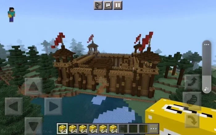 Деревянный замок