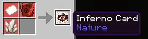 Крафт карты пламени