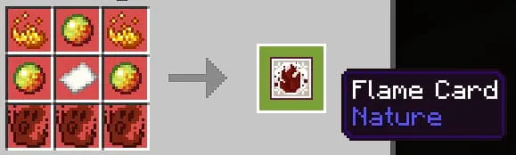 Крафт карты пламени