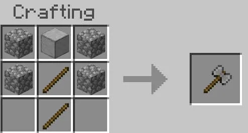 Крафт каменного боевого топора