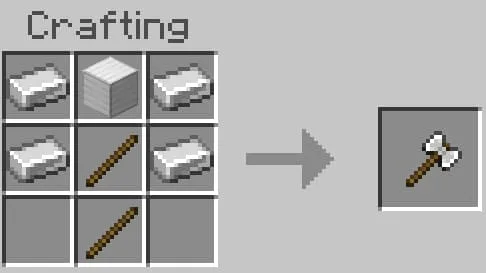 Крафт железного боевого топора