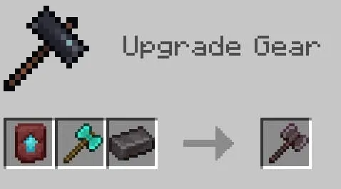 Крафт незеритового боевого топора