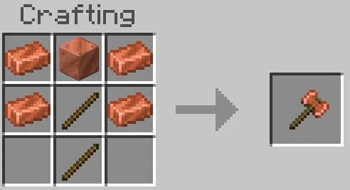 Крафт медного боевого топора