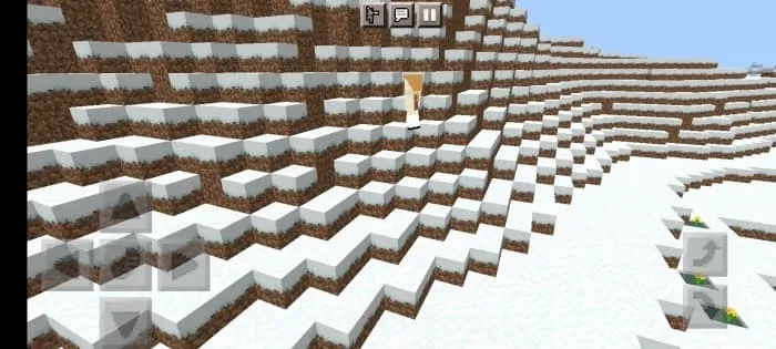 Злая кукла в зимнем биоме