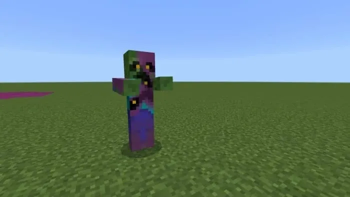 Вид отвратительного зомби