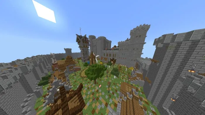 Локация с деревней