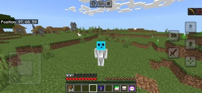 Игрок с надетой головой слизня