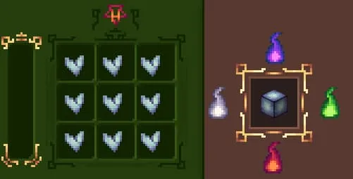 Крафт хрометитоваго блока