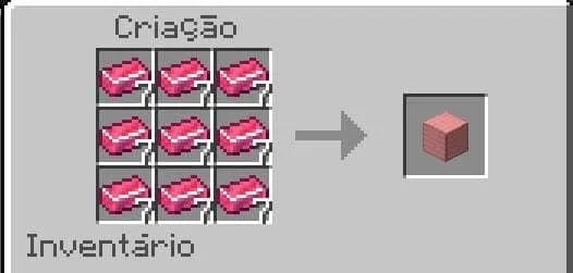 Рецепт багрового железного блока