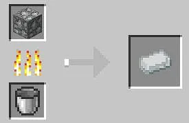 Крафт стального каменного слитка