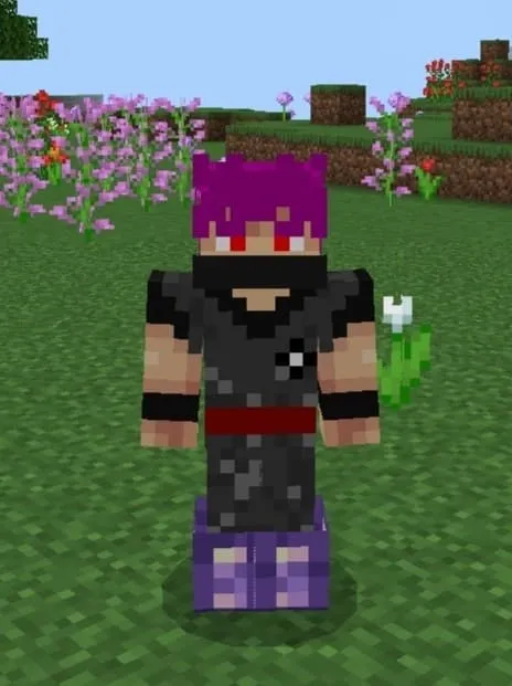 Аметистовые ботинки в Minecraft