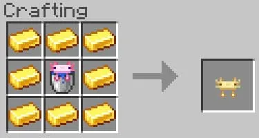 Крафт тотема аксолотеля