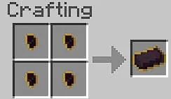 Крафт позолоченного слитка Черного Камня