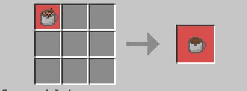 Крафт растопленного шоколада в кастрюле