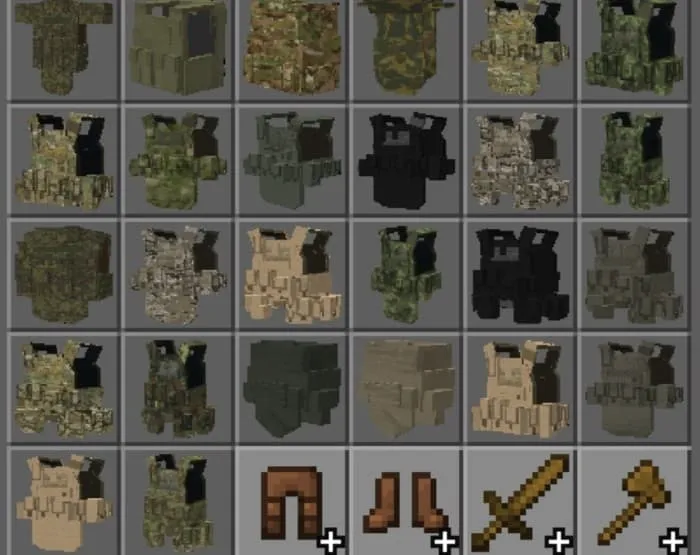 Бронежилеты с другими цветами