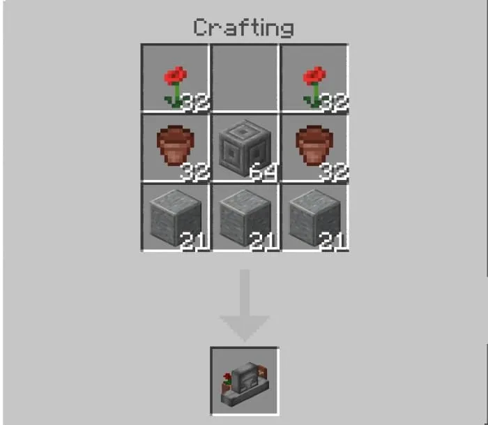 Крафт могилы с цветами