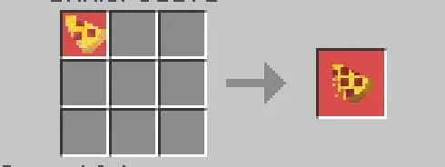 Крафт приготовленного куска пиццы