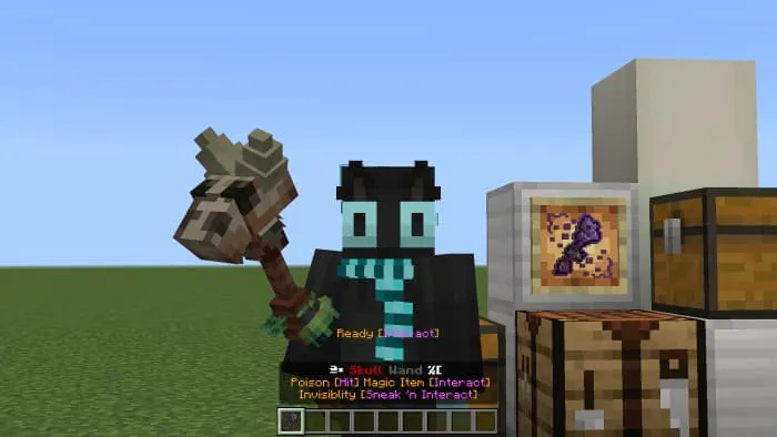 Палочка-Череп в руке