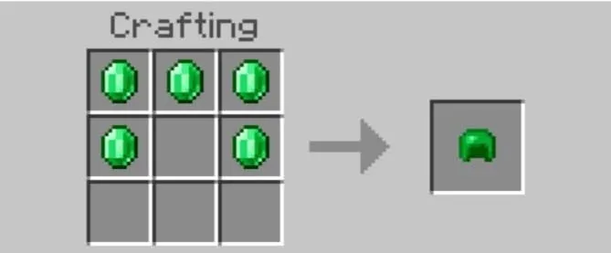 Крафт изумрудного шлема