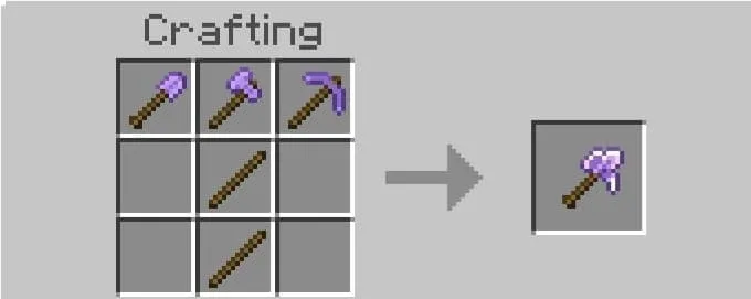 Крафт аметистового пикселя