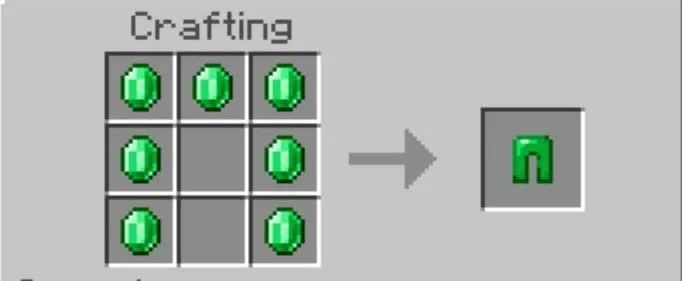 Крафт изумрудных поножей