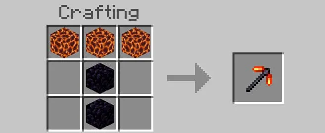 Крафт магмовой кирки