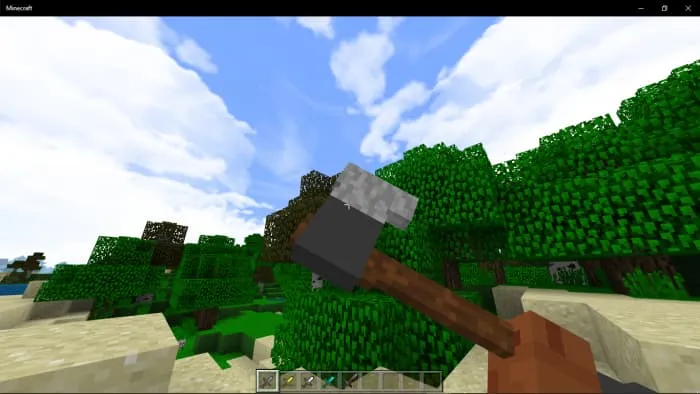 Каменный меч в виде топора