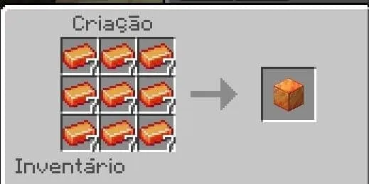 Рецепт блока из сверкающего золота