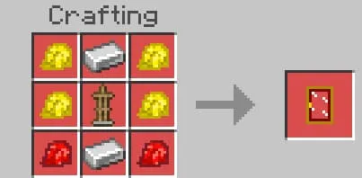 Крафт желто-красной подставки для брони