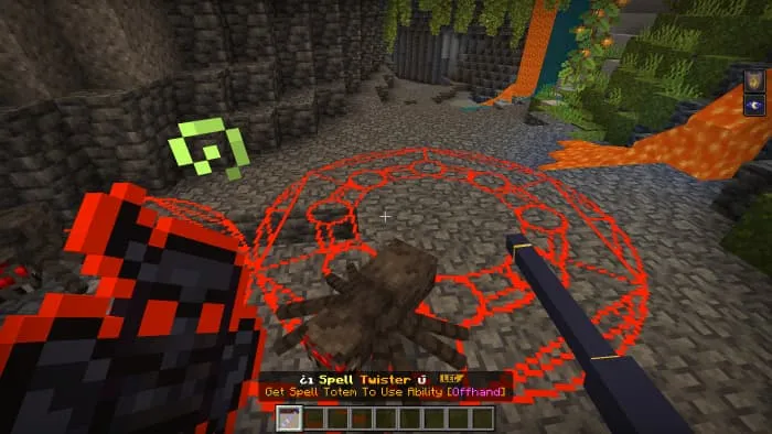 Тотем Вулкана в руках