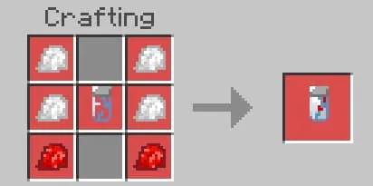 Крафт бело-красной капсулы